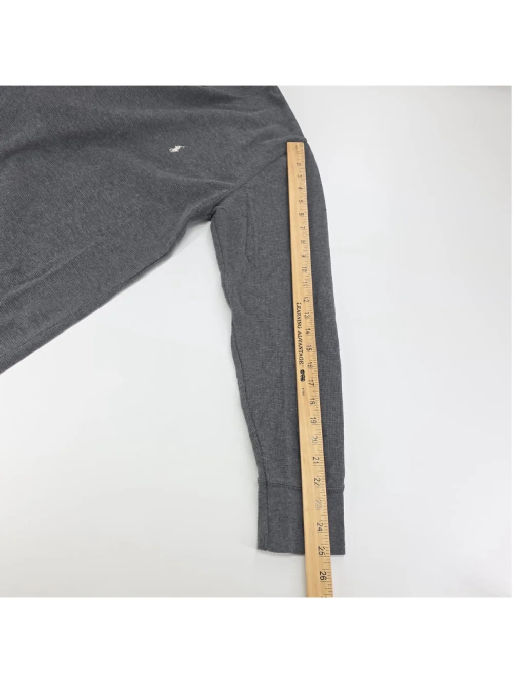 Polo Ralph Lauren Waffle Knit Lounge Set Mens M Gray Cotton Thermal Pajama...